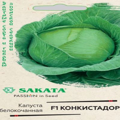Капуста б/к Конкистадор F1, 10 шт семян (Лучшая цена)