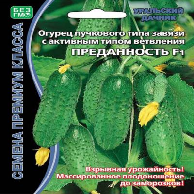 Огурец Преданность F1, 5+2 шт семян (Лучшая цена)