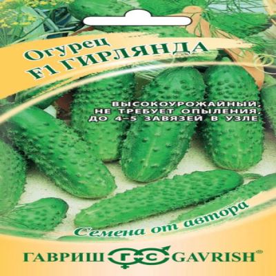 Огурец Гирлянда F1, 10 шт семян (Лучшая цена)