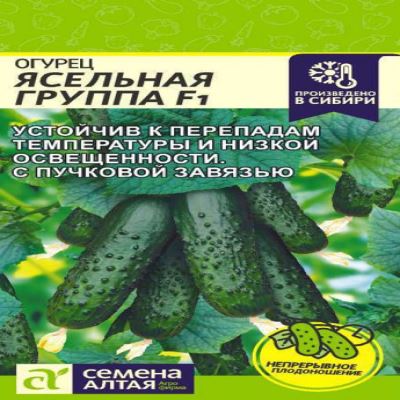 Огурец Ясельная Группа F1, 5 шт семян (Лучшая цена)